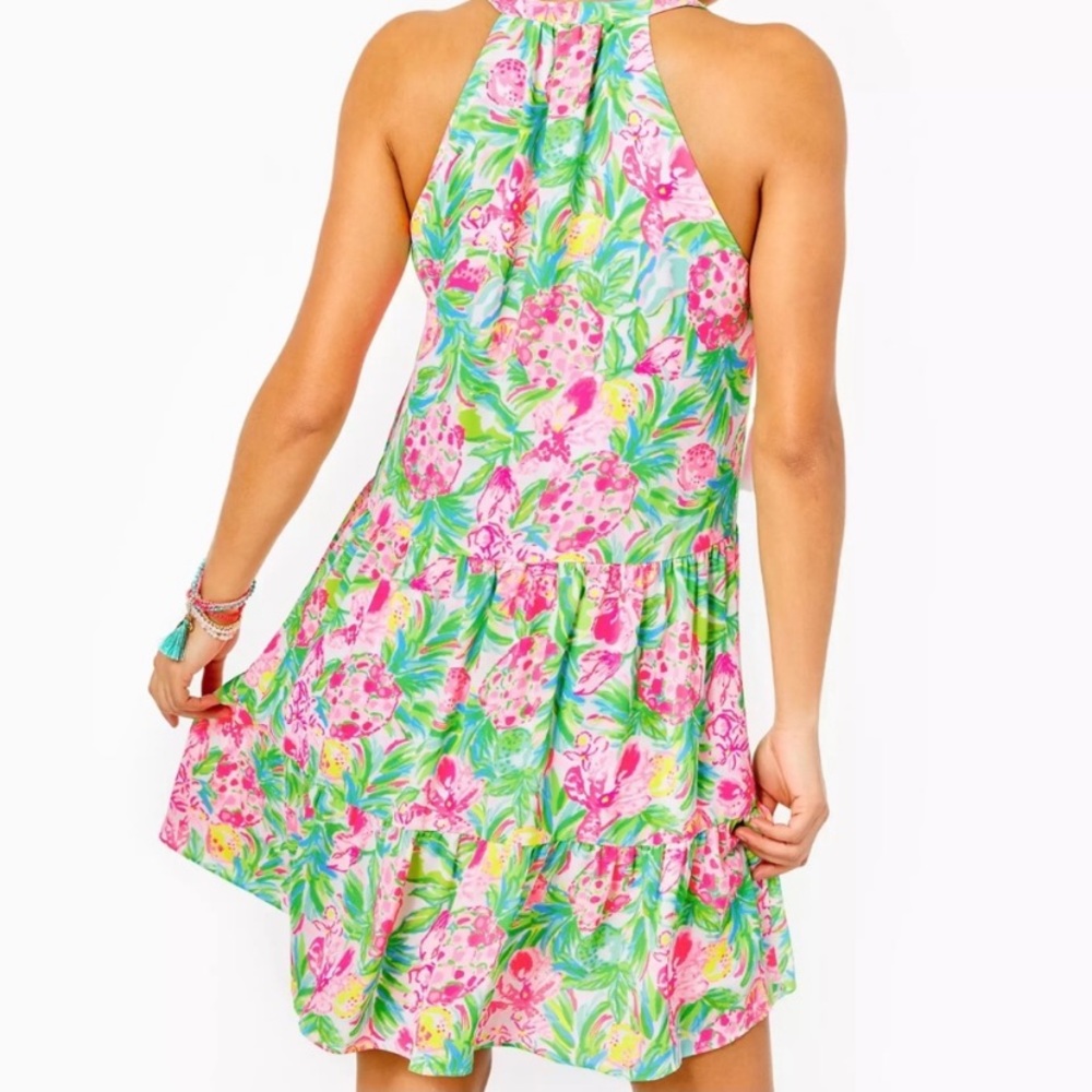 Lilly Pulitzer NWT Carolane Dress in Pear Necessities - Picture 5 of 8